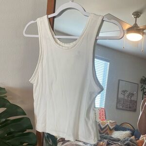 White Free People Movement Tank NWT